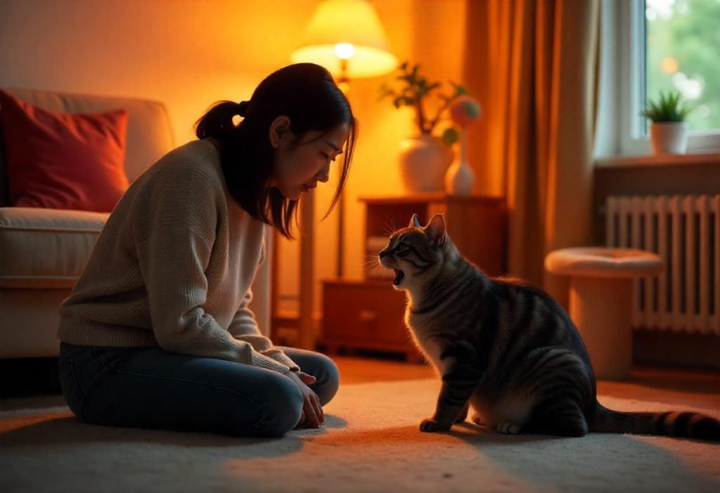 why does my cat have a hoarse meow