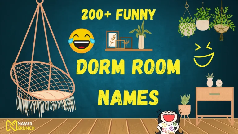 200+ Funny Dorm Room Names