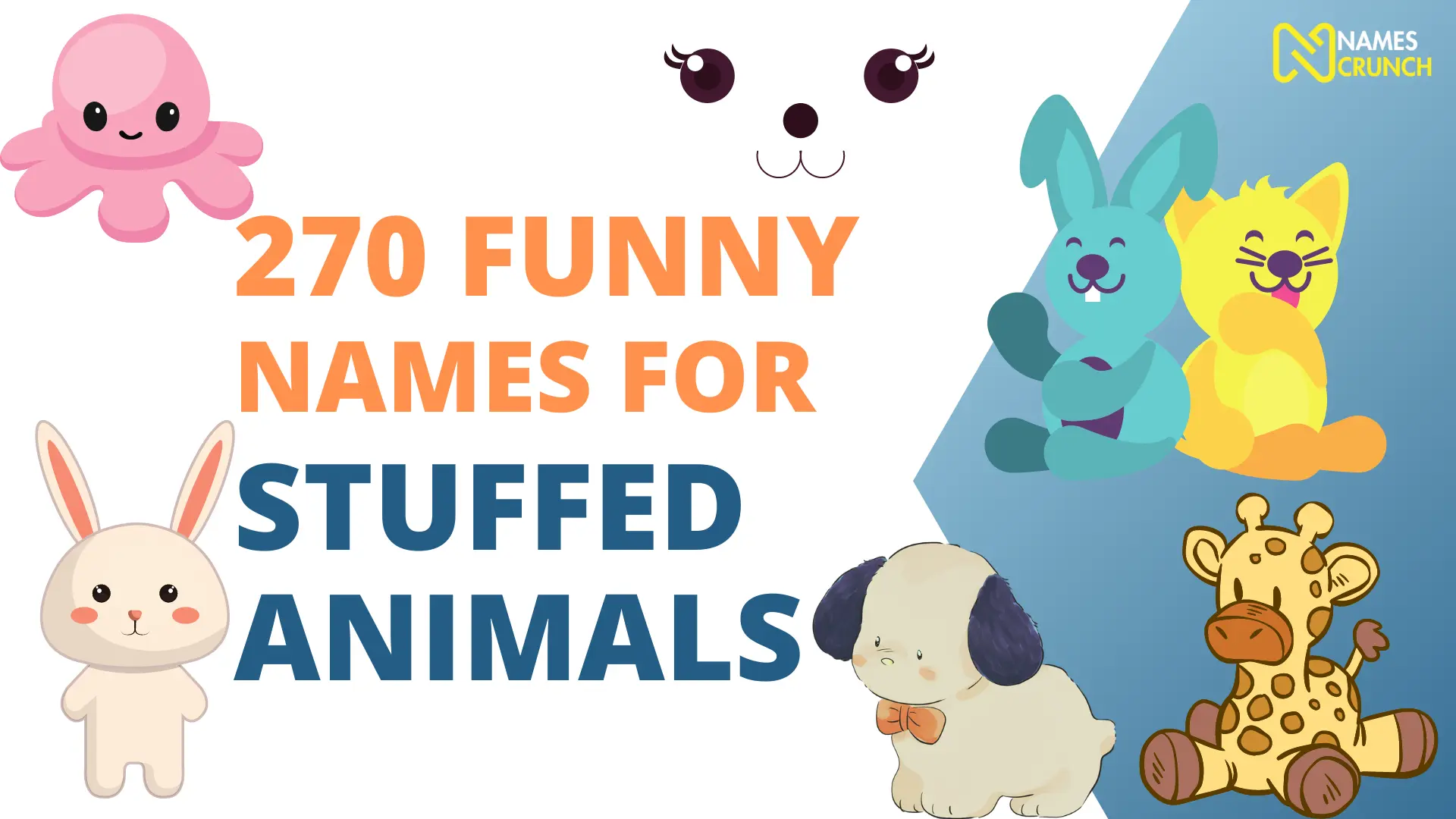 270 Funny Names for Stuffed Animals