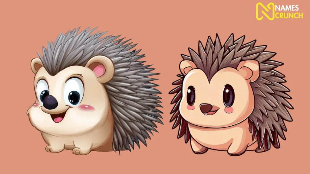 Funny Boy Hedgehog Names - Infographic By Names Crunch