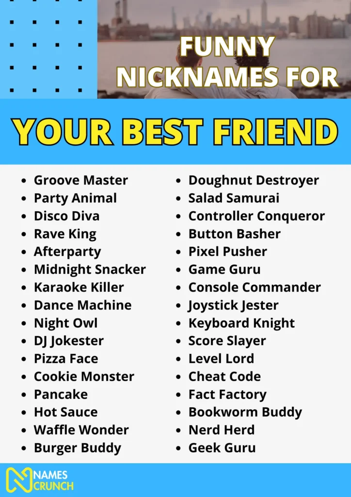 Funny Nicknames for Your Best Friend