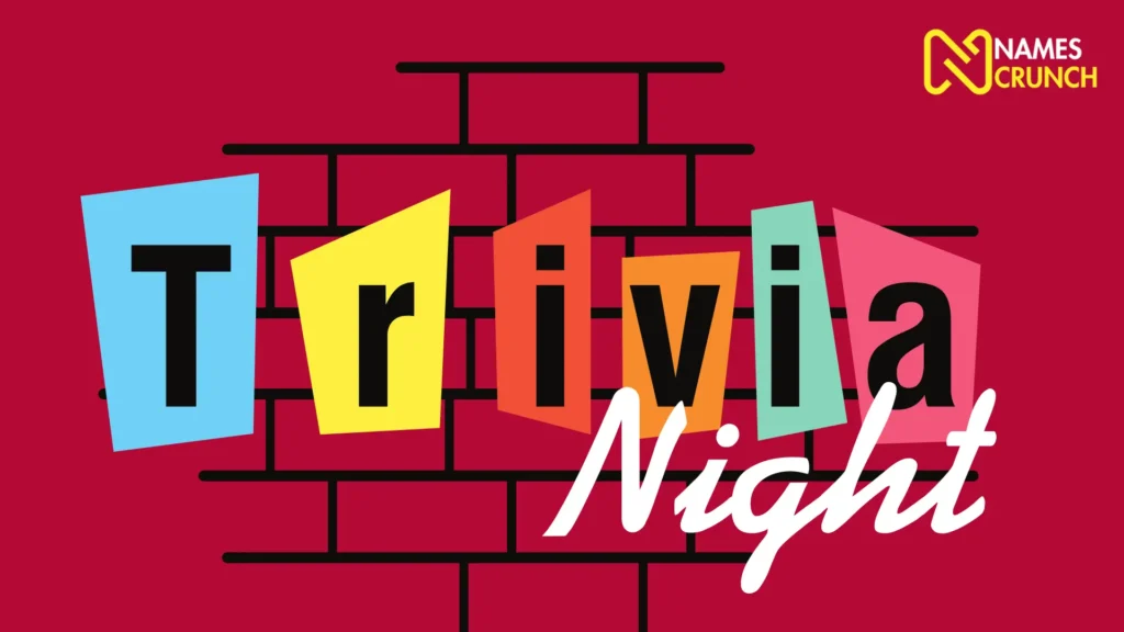 Funny Trivia Team Names