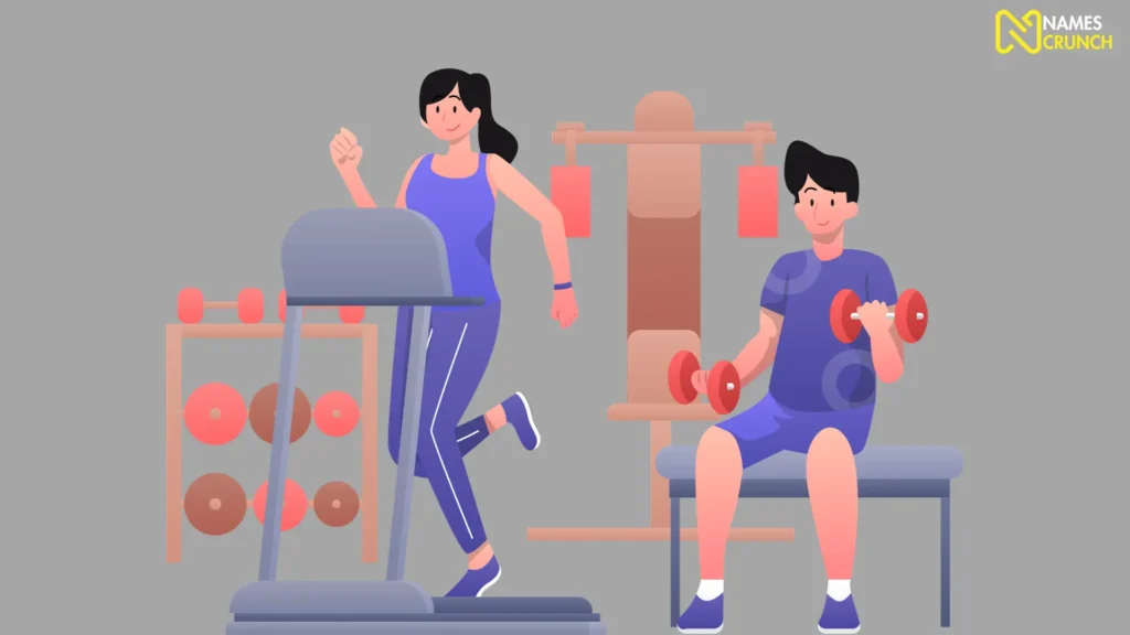 Funny Gym Private Story Names