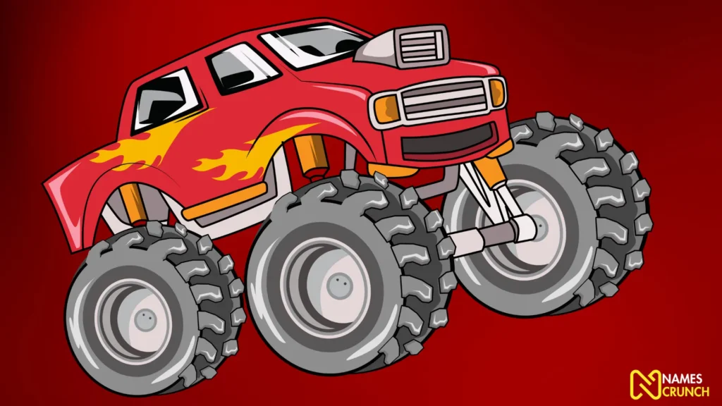 Funny Names for BIG Red Cars