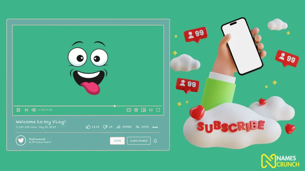 Funny YouTube Channel Names Ideas