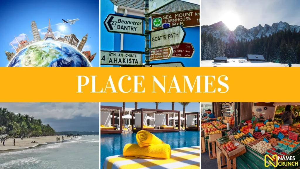 PLACE NAMES - Names Crunch