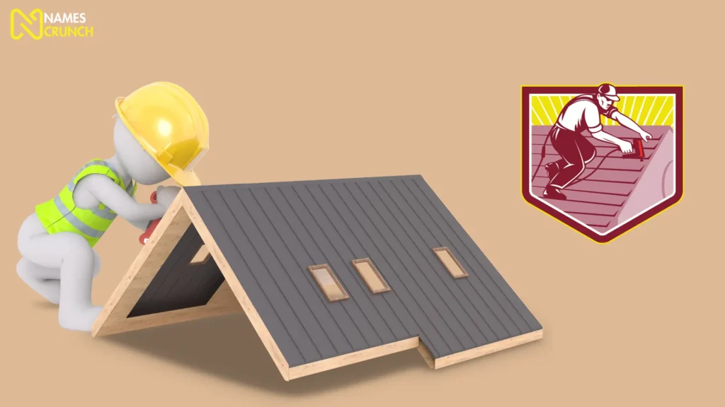 Funny Roofing Company Names Ideas List