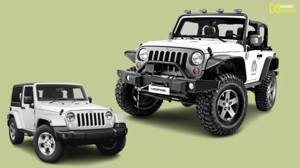 Funny White Jeep Names