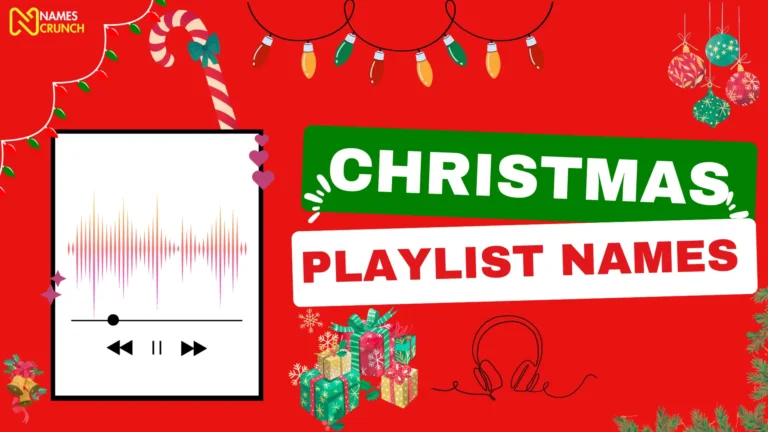 Christmas playlist names