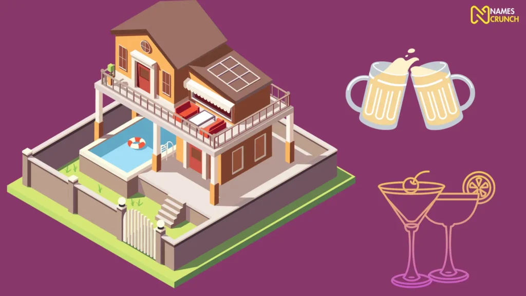 Funny Home Pool Bar Names