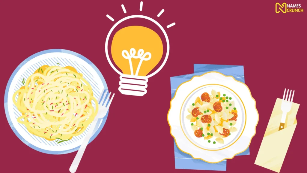 Funny Pasta Names Ideas List