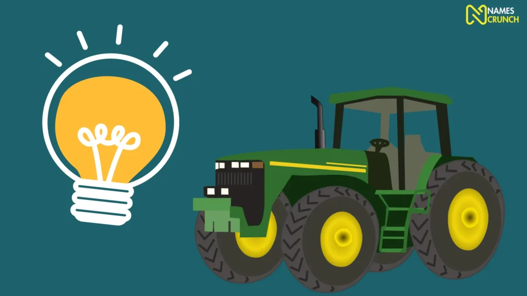 Funny tractor name ideas