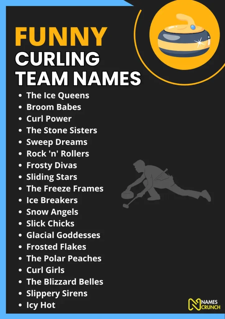 Funny Curling Team Names infographic