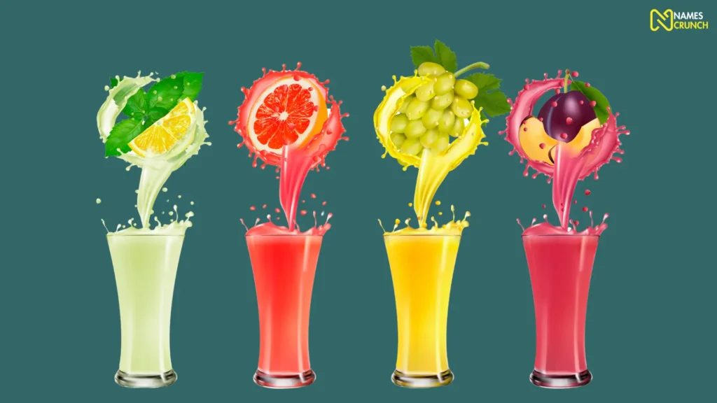 Funny Fruit Juice Names