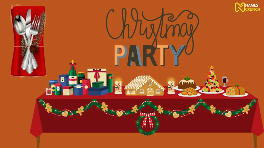 Funny Table Names for Christmas Parties 