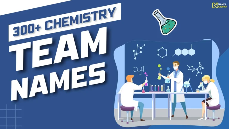 Chemistry Team Names