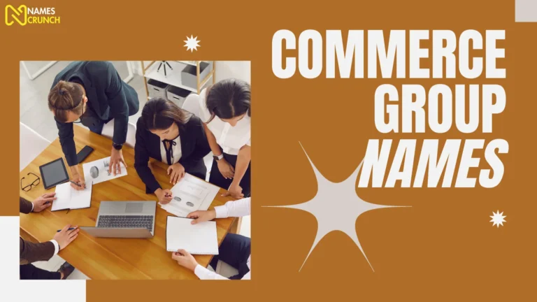 Commerce Group Names-Names crunch