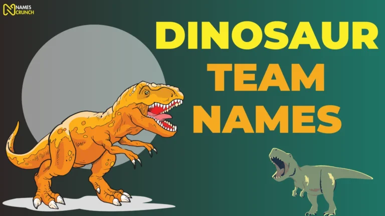 Dinosaur Team Names