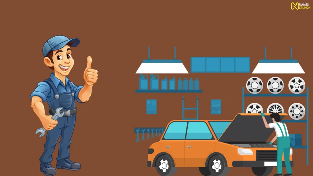 Funny Car Mechanic Shop Names