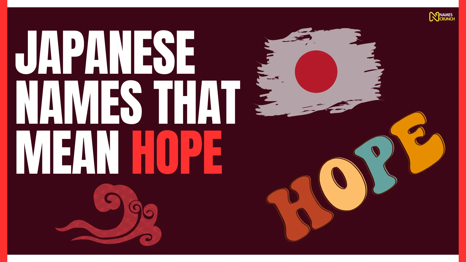 Japanese Names That Mean Hope