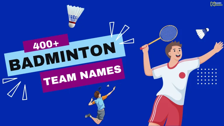 Badminton Team Names
