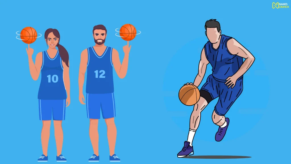 Blue Basketball Team Names