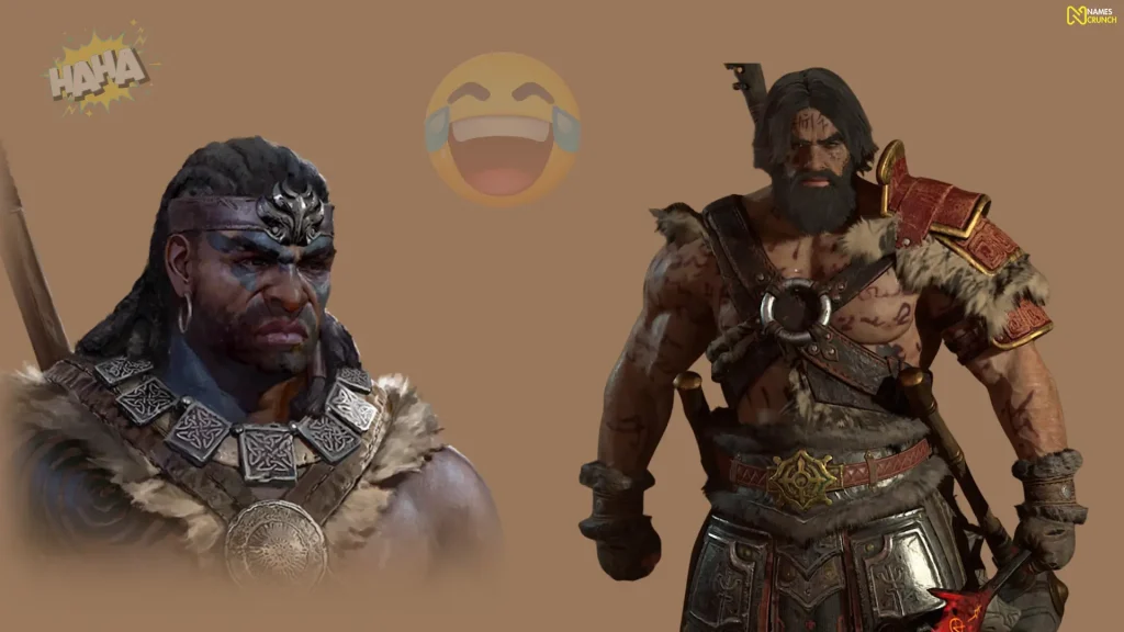 Funny Barbarian Names Diablo 4