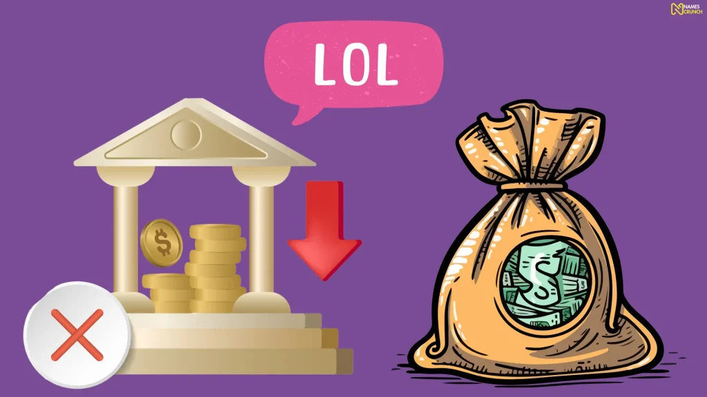 Funny Fake Bank Names