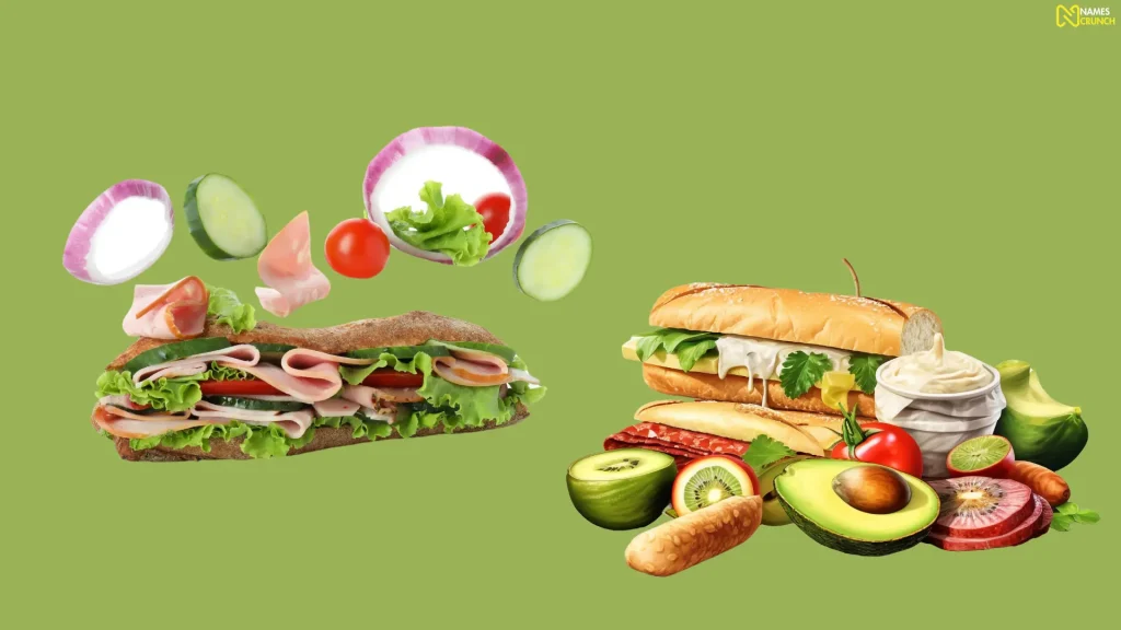 Funny Vegetable Sandwich Names