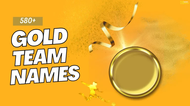 Gold Team Names