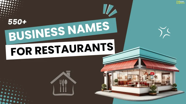 Business Names for Restaurants