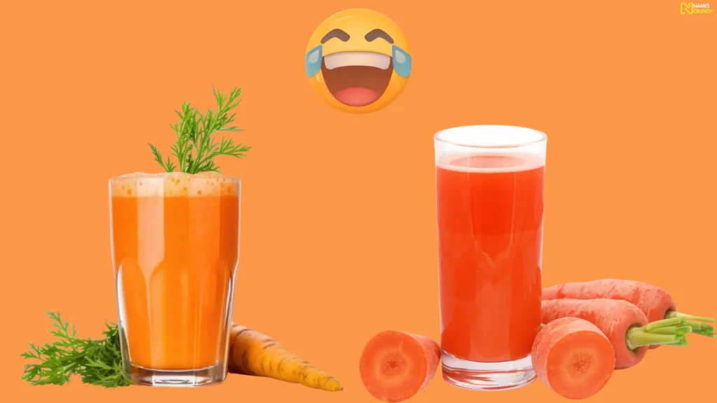 Funny Carrot Juice Names