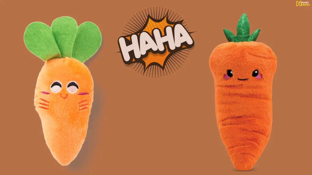 Funny Carrot Plushie Names