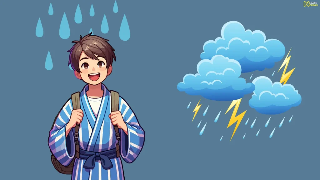 Japanese Boy Names That Mean Rain