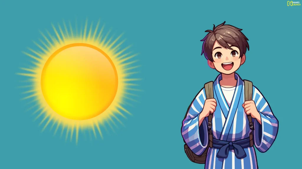 Japanese Boy Names That Mean Sun