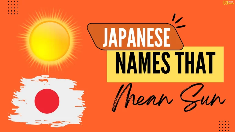 Japanese Names That Mean Sun