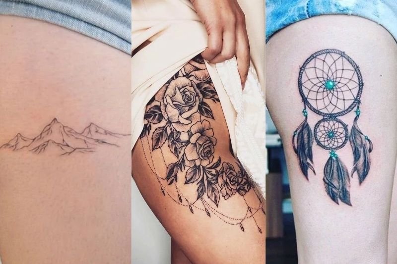 54 Thigh Tattoos for Women That’ll Make You Want to Show Some Leg