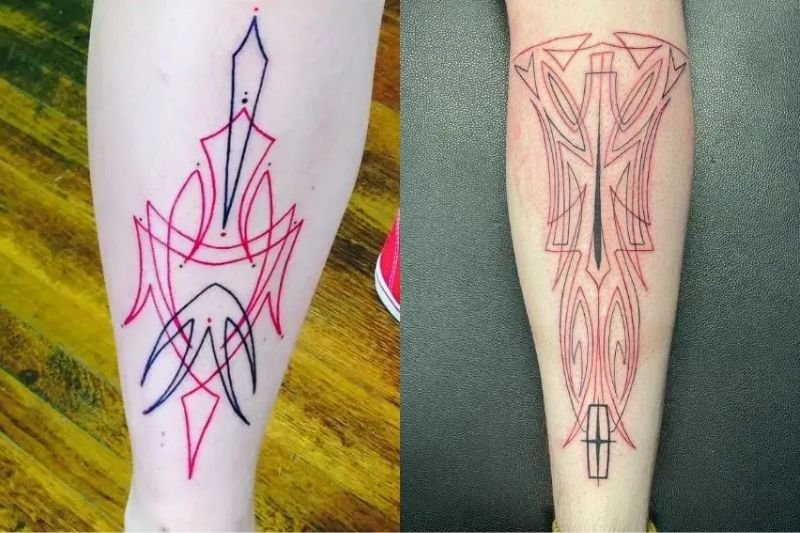 Pinstripe Tattoo Ideas to Show the Creative Sides