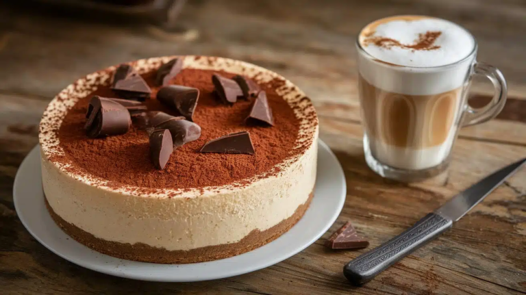 No-Bake Cappuccino Cheesecake Recipe