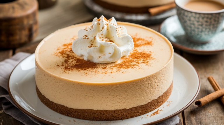 Luscious No-Bake Chai Spiced Cheesecake Recipe