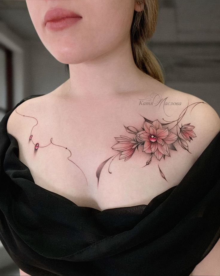 22 Chest Tattoos for Women: Inspiring Ideas to Celebrate Individuality