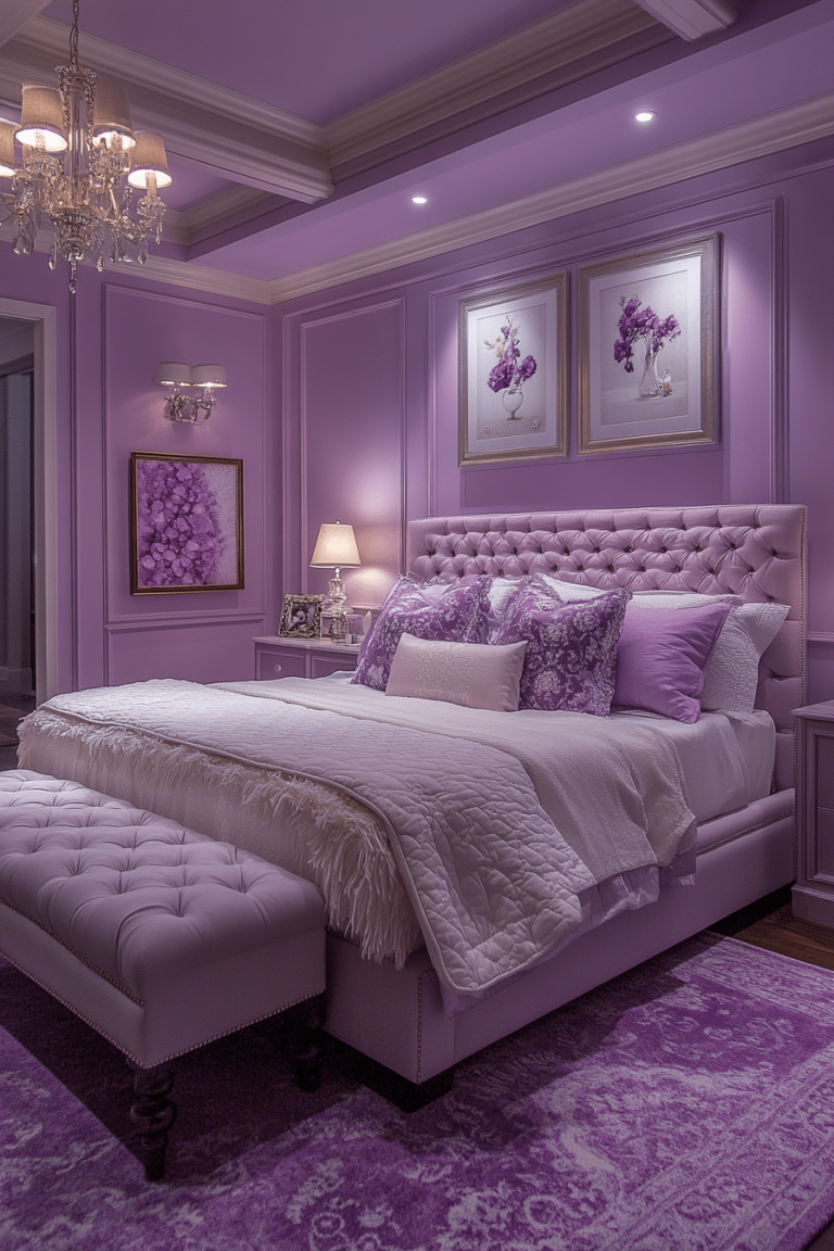 29 Soft Lavender Bedroom Ideas to Infuse Your Space with Charm