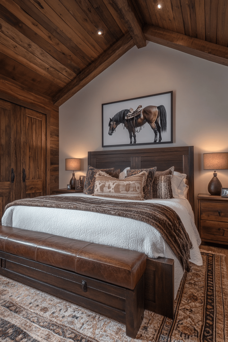 29 Western Bedroom Ideas to Add a Touch of Cowboy Charm to Your Room