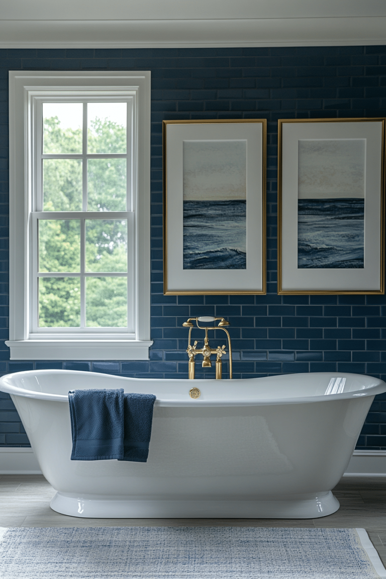 29 Coastal Bathroom Ideas to Make Your Bathroom Feel Like a Seaside Haven