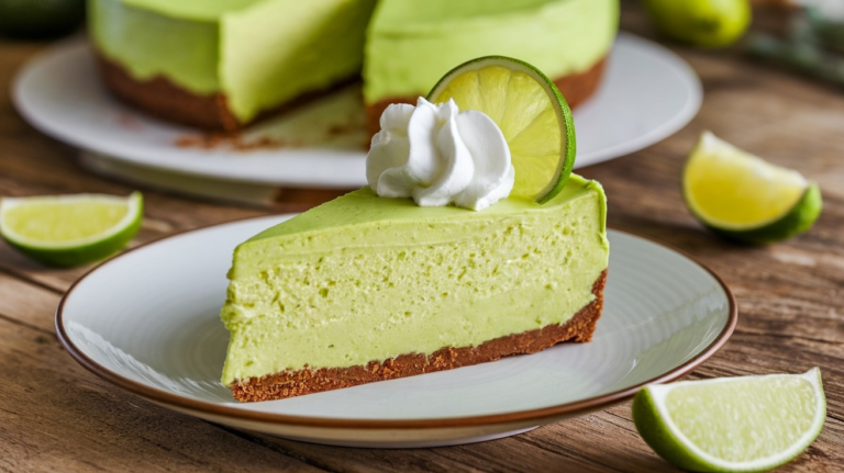 Creamy No-Bake Avocado Cheesecake