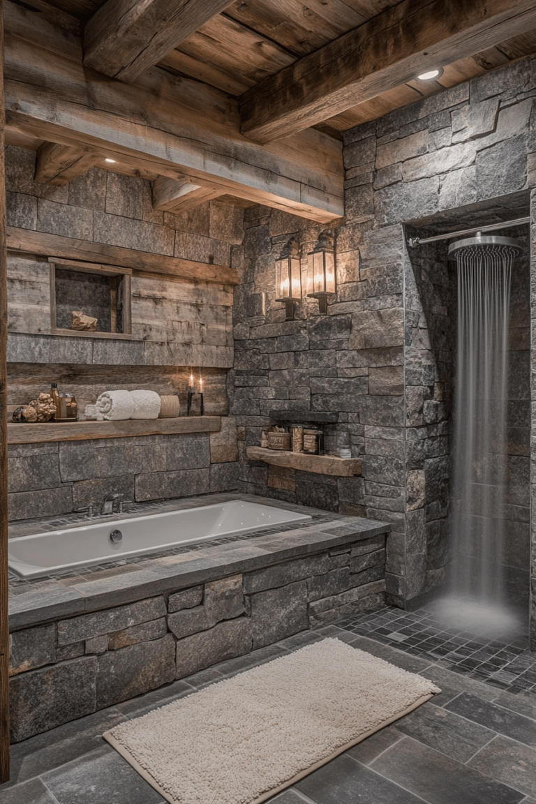 29 Rustic Wet Bathroom Ideas for a Unique and Inviting Bathroom Design