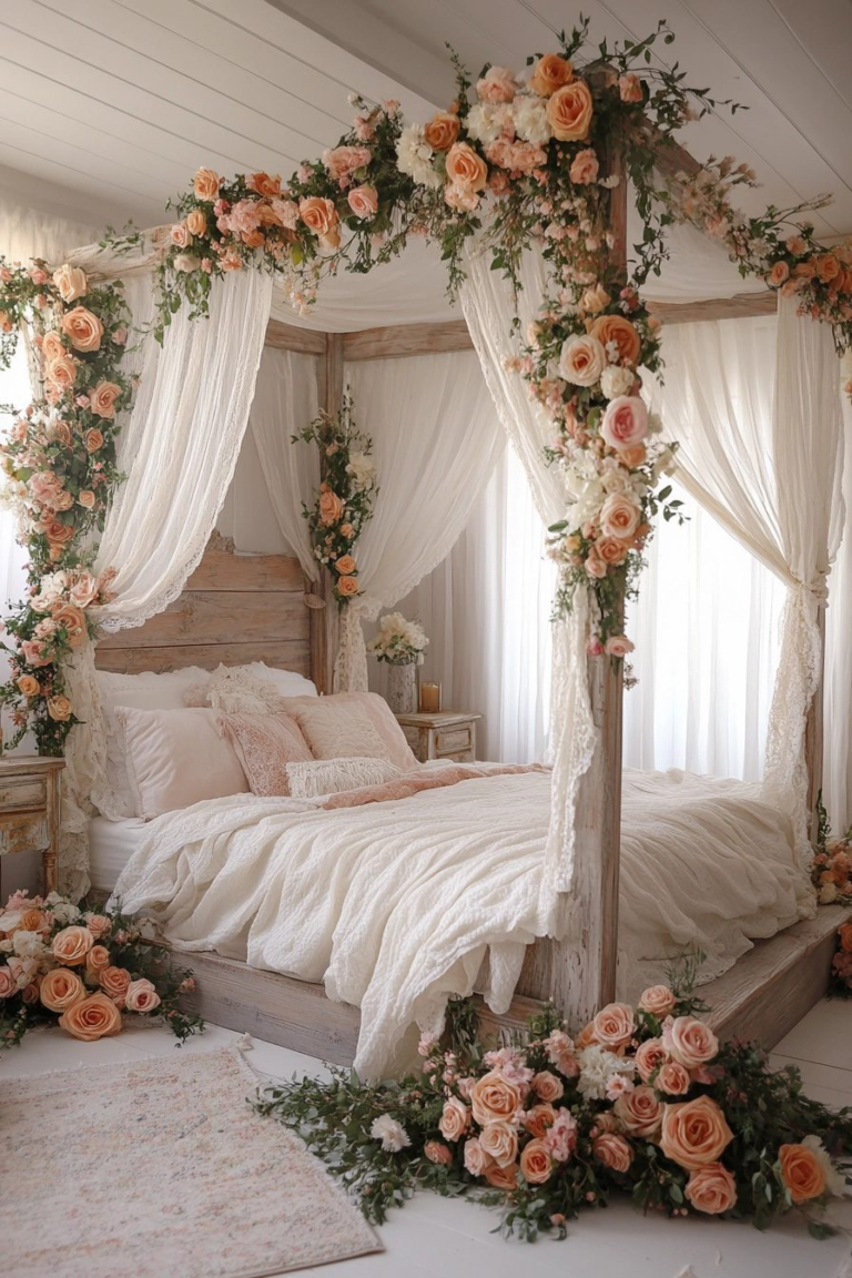 29 Boho Bedroom with Canopy Ideas for Creating a Dreamy Retreat