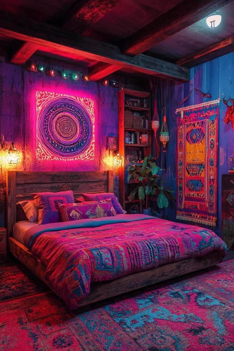 29 Colorful Boho Bedroom Ideas for an Eclectic and Energetic Feel